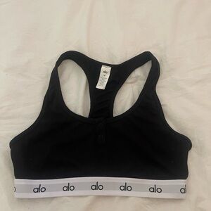 Alo yoga icon ribbed bra (like new ) size M
